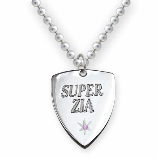 Collana SUPER ZIA con zircone rosa