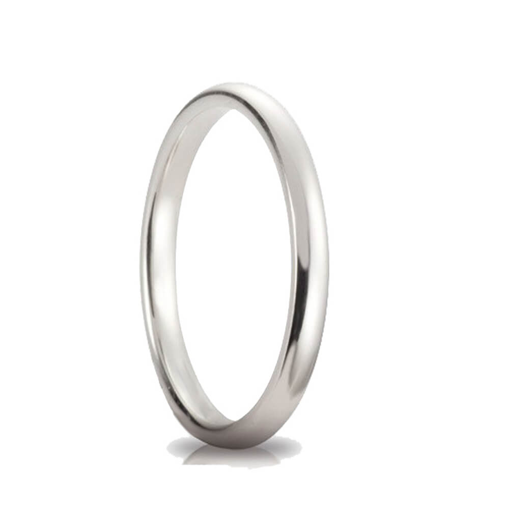 Fedina Bombata In Argento 925 Flores Gioielli
