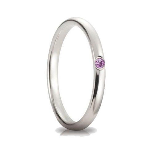 Fedina con cubic zirconia viola