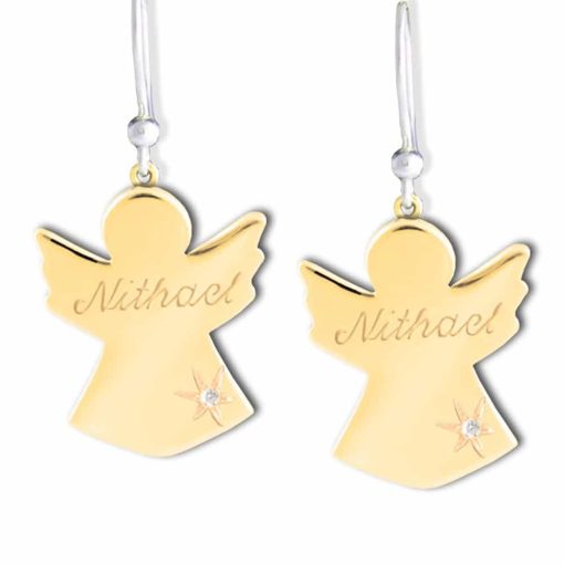 Orecchini Angeli con diamanti - immagine 3