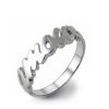 Anello con scritta amour