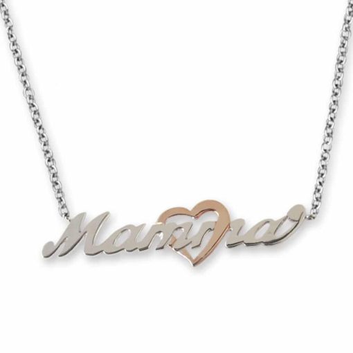 Collana con scritta Mamma