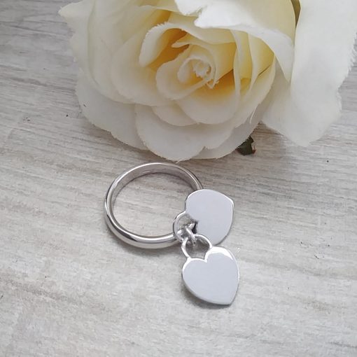 Anello con cuori pendenti - immagine 5