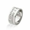Anello con frase incisa in argento 925