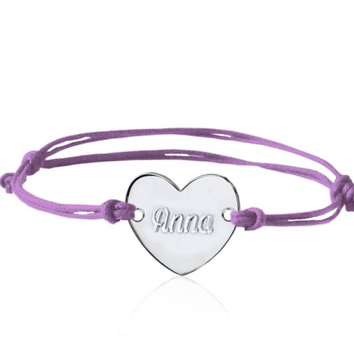 Braccialetto con cuore personalizzato - immagine 5