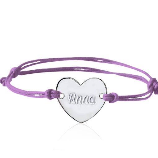 bracciali cuore nome