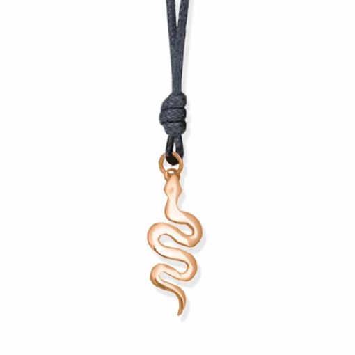 Ciondolo serpente in oro 9 Carati - immagine 3