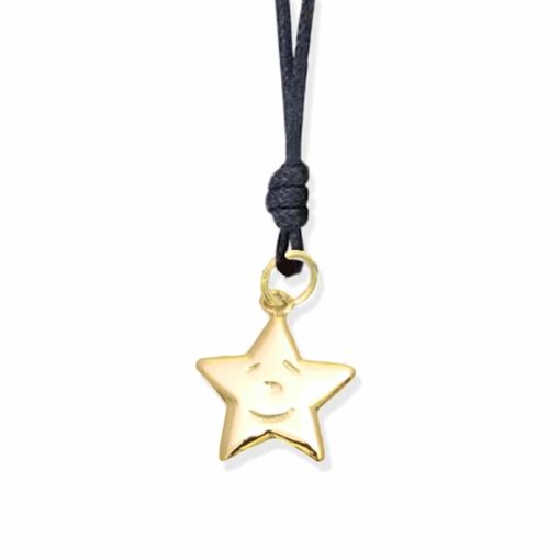 Ciondolo stellina in oro 9 Carati