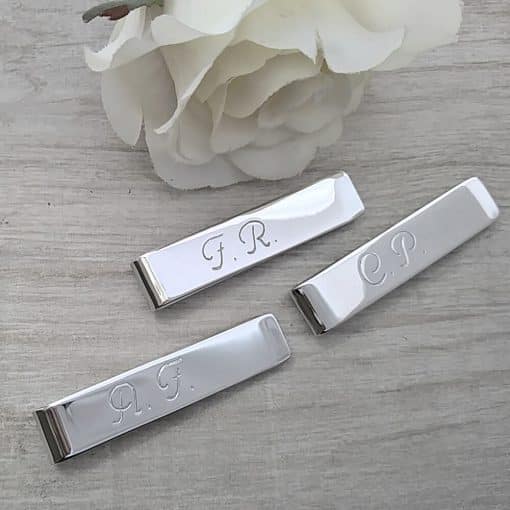 Fermasoldi in argento con incisione personalizzata - immagine 3