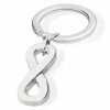 Portachiavi simbolo infinito in argento 925