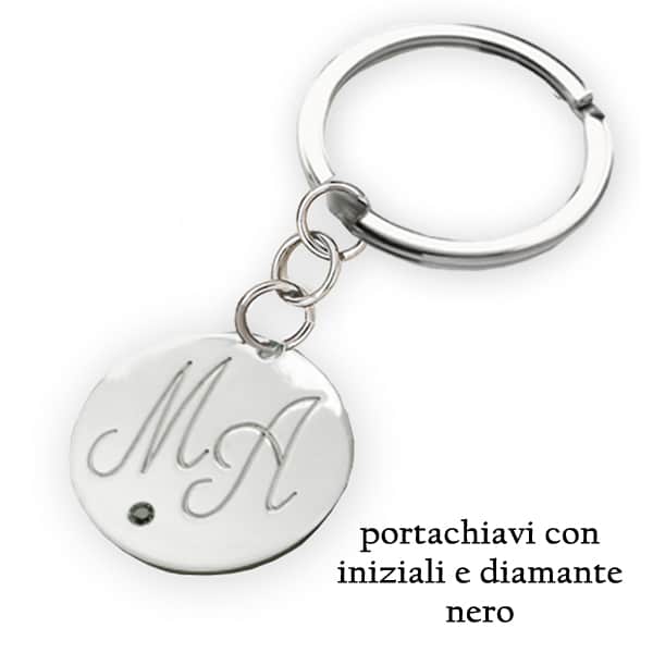 Portachiavi con iniziali