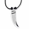 Ciondolo dente di tigre in argento 925