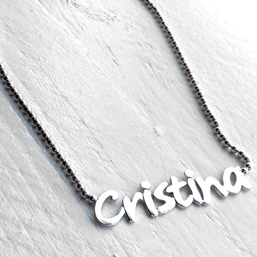 collana con il nome