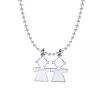 Collana con ciondolo bimbe