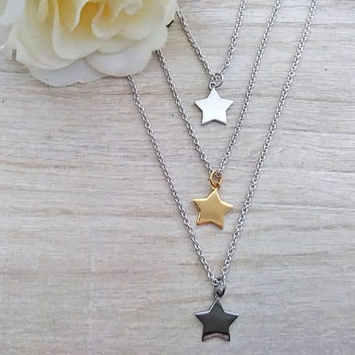Collana con ciondolo a forma di stella - immagine 5