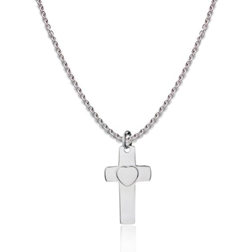 collana con croce pendente