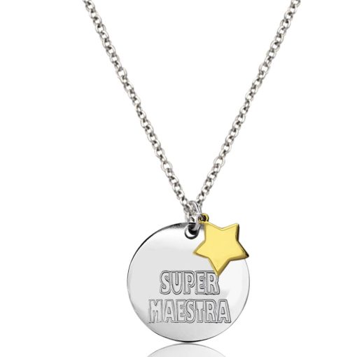 Collana Super Maestra Super Prof con stellina dorata