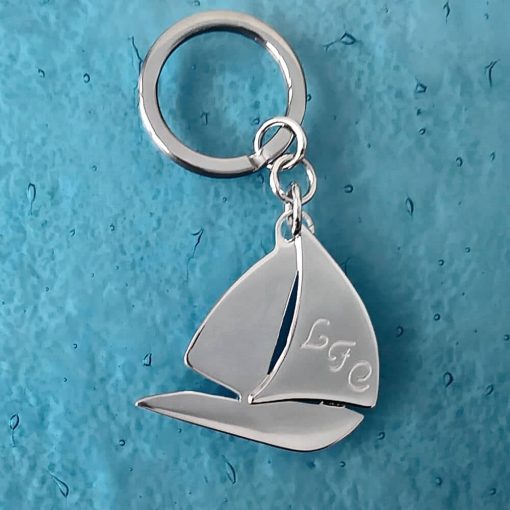 Portachiavi vela in argento 925 - immagine 3