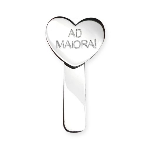 Segnalibro in argento con incisione personalizzata