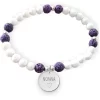 Braccialetto NONNA in argento 925 e pietra lavica