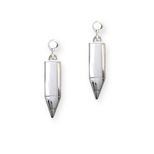 Orecchini in argento 925 con matita pendente