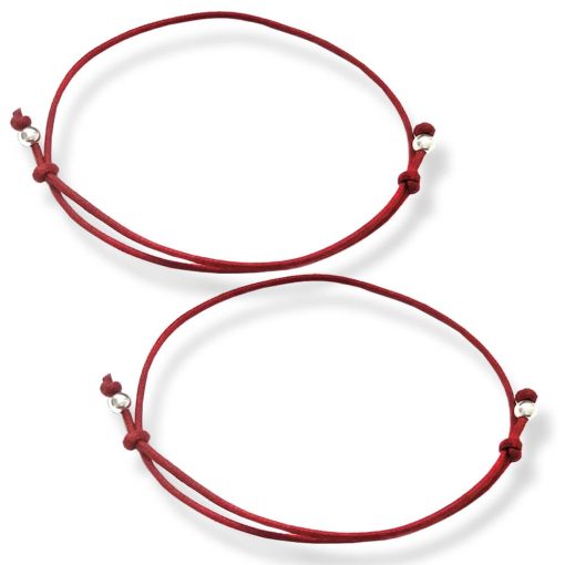 coppia braccialetti rossi