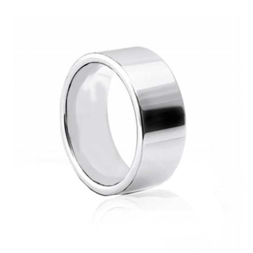 Anello uomo in argento 925 fascia piatta