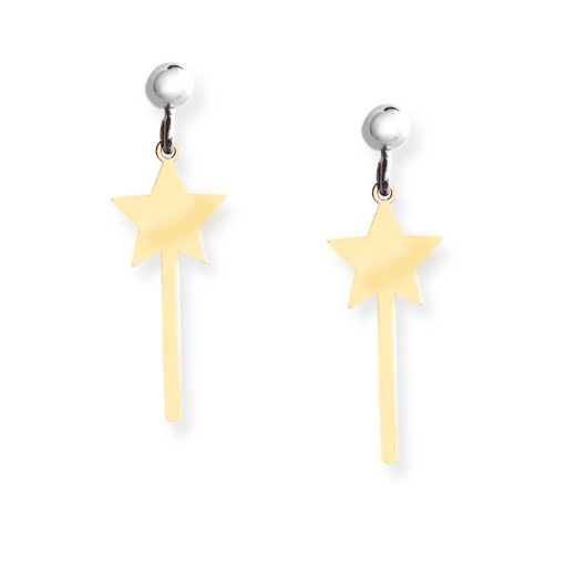 Orecchini bacchetta magica in argento