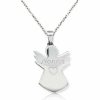 Collana in argento 925 con ciondolo angioletto