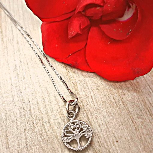 Collana con ciondolo Albero Della Vita in argento 925