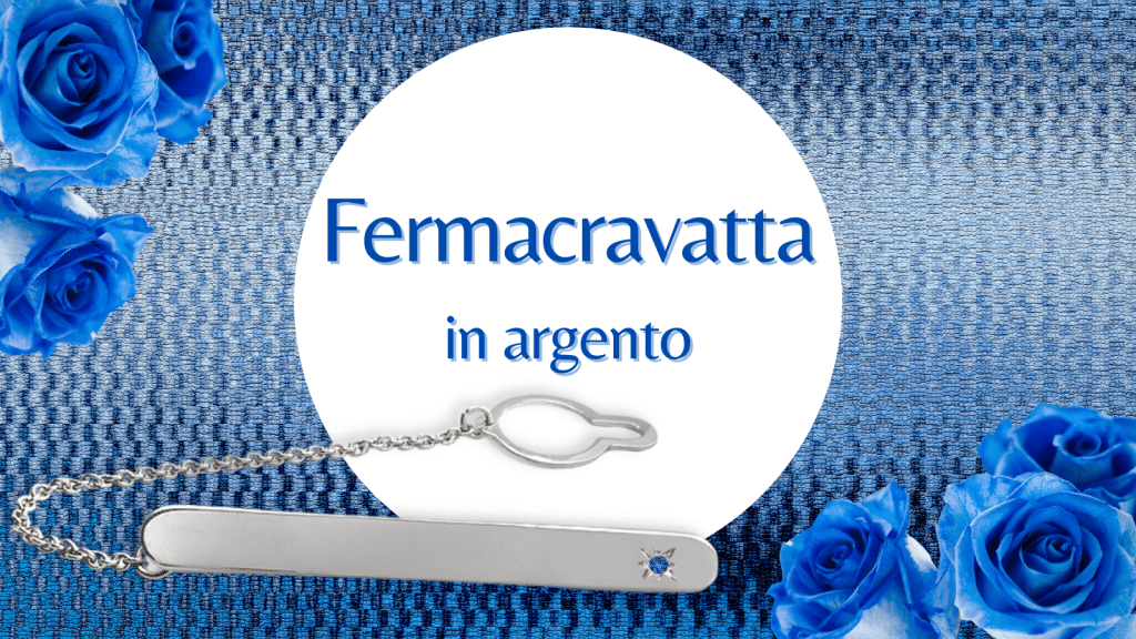 Fermacravatta in argento