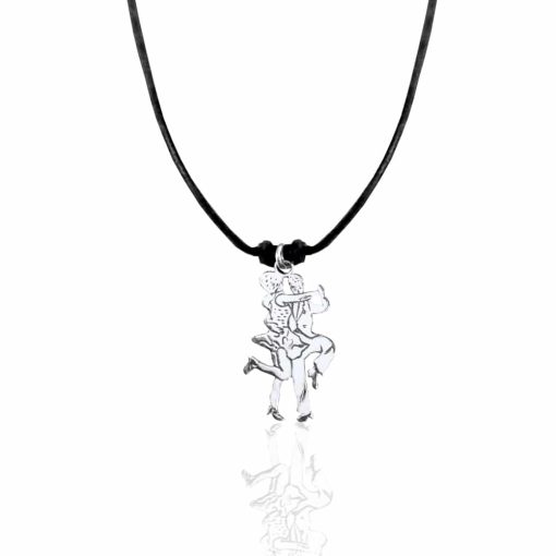 Ciondolo coppia di ballerini in argento 925