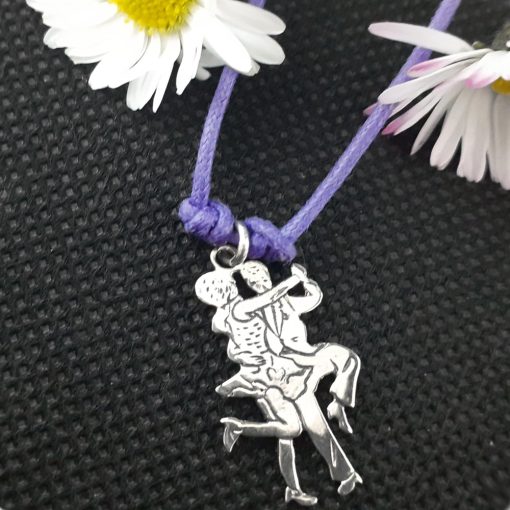 Ciondolo coppia di ballerini in argento 925