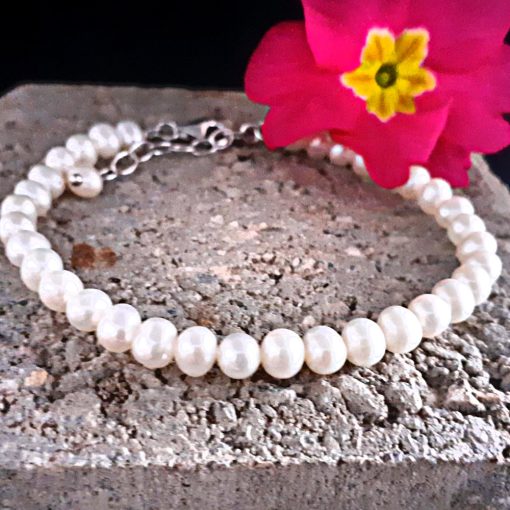 Bracciale perle in argento 925