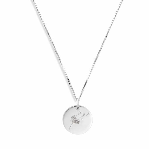 Collana in argento 925 con ciondolo Soffione