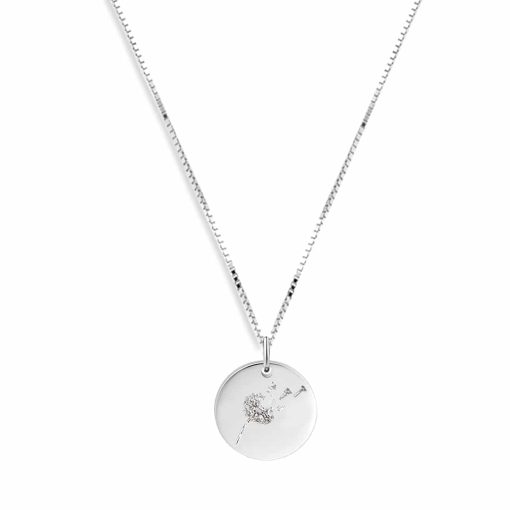 Collana in argento 925 con ciondolo Soffione