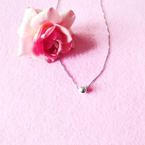 Collana in argento 925 con sfera