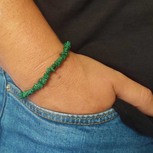 Bracciale con malachite