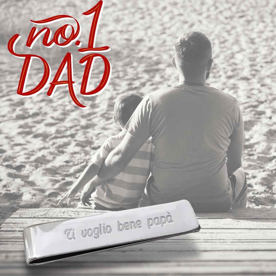 fermasoldi argento regalo papà