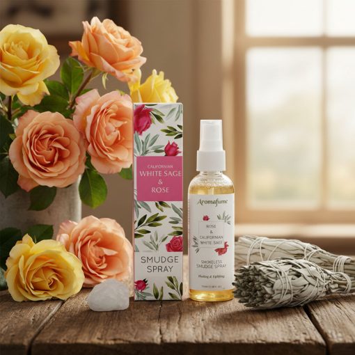 Profumatore spray per ambiente alla Salvia Bianca e Rosa