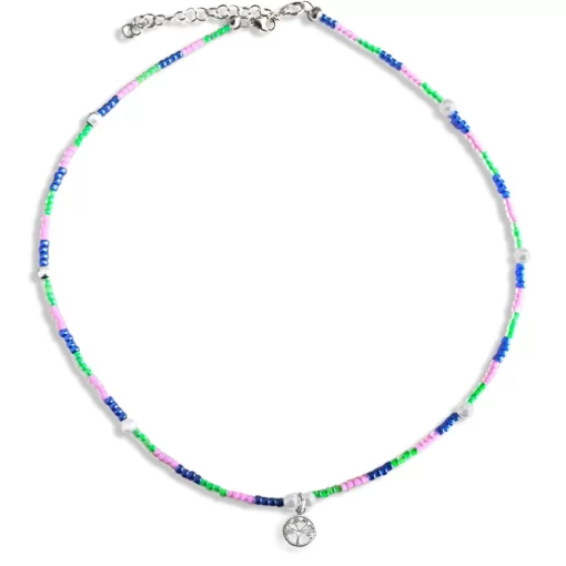 Collana con perline colorate Albero della Vita