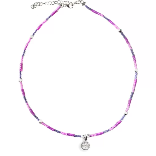 Collana con perline colorate Albero della Vita