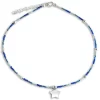 Collana con perline colorate e ciondolo stellina