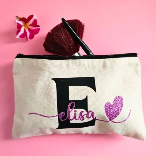 pochette trucchi con nome