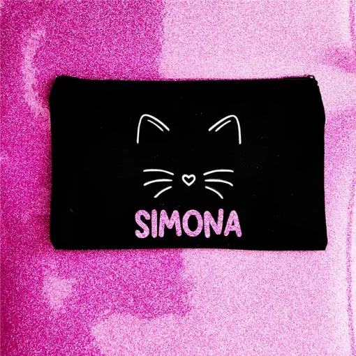 Pochette personalizzata con gatto