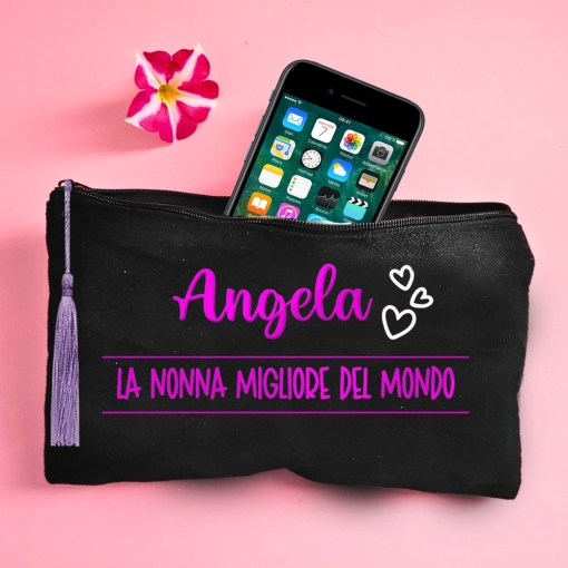 Pochette personalizzata regalo per la nonna