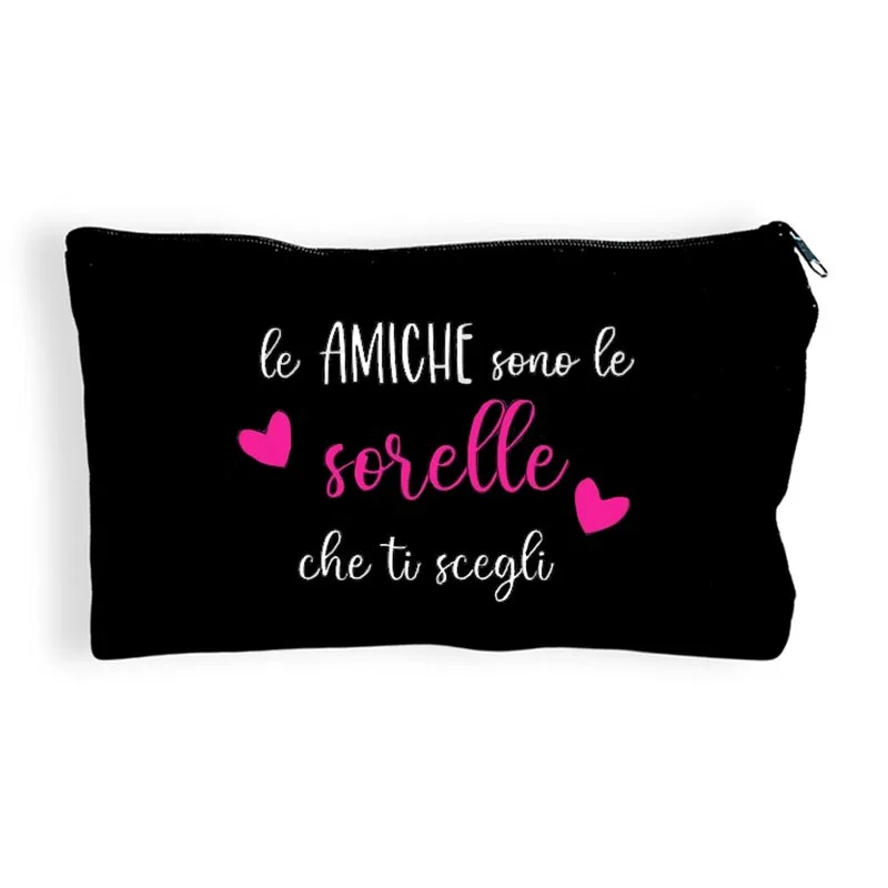 Pochette Le Amiche Sono Le Sorelle Che Ti Scegli - Flores Gioielli