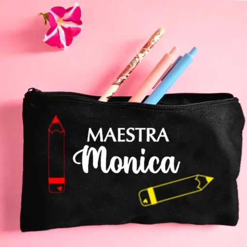 Pochette personalizzata regalo per la maestra