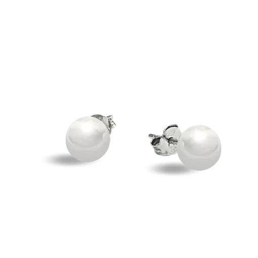 Orecchini in argento con perle di Maiorca