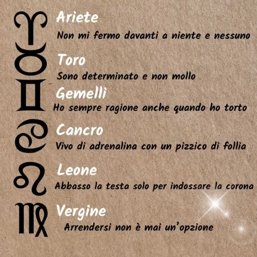 caratteristiche segni zodiacali